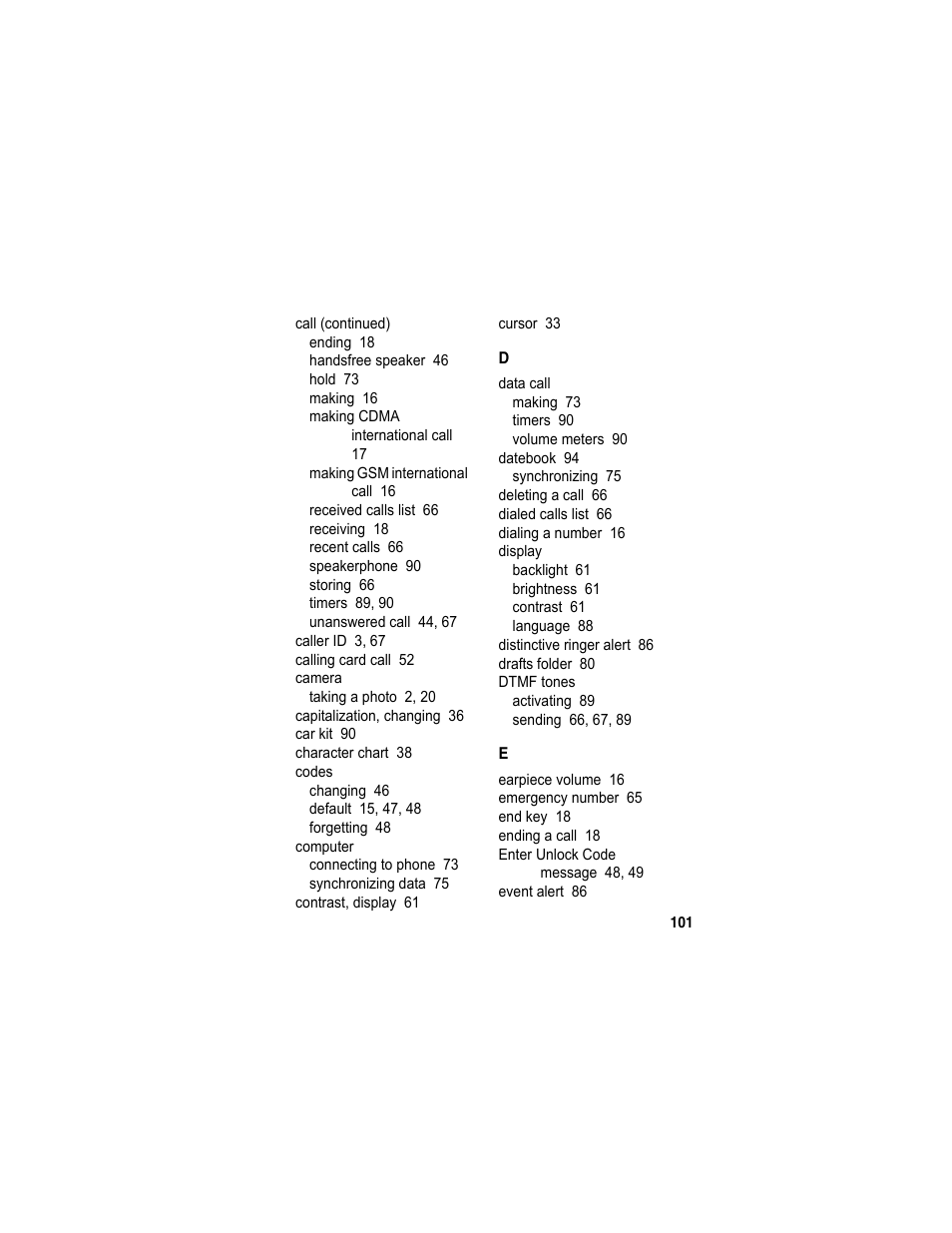 Motorola A840 User Manual | Page 103 / 284