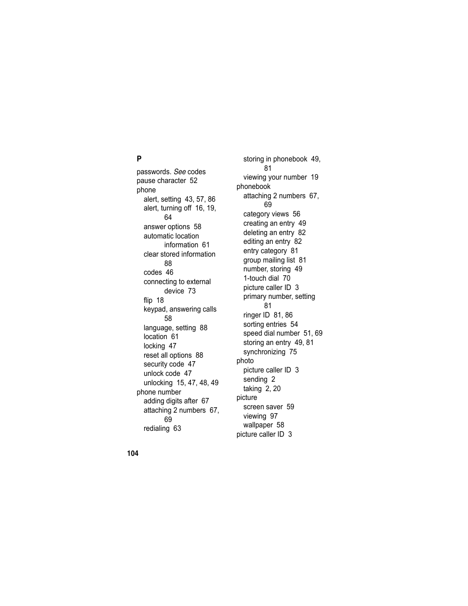 Motorola A840 User Manual | Page 106 / 284