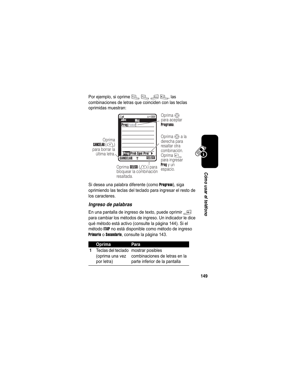 Motorola A840 User Manual | Page 151 / 284