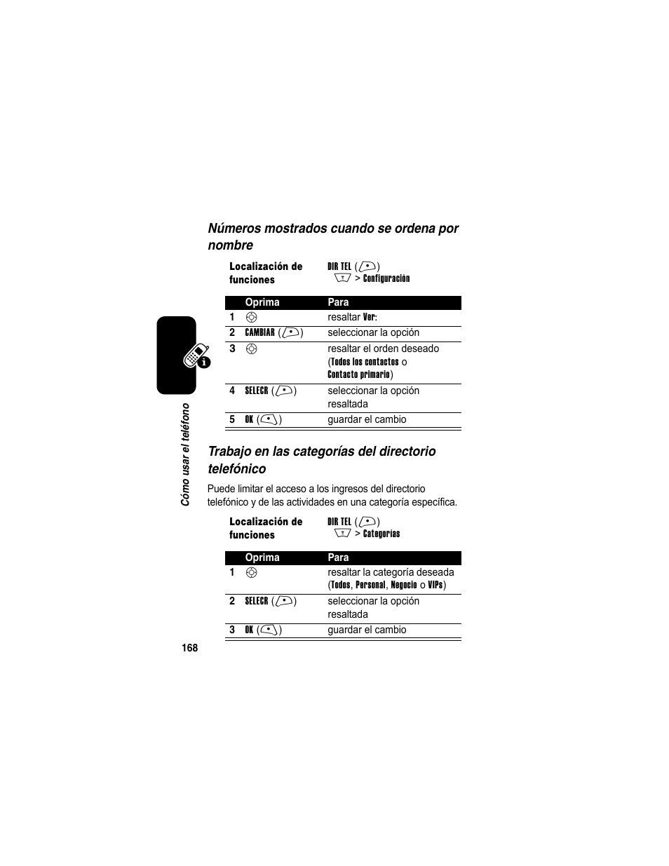 Motorola A840 User Manual | Page 170 / 284