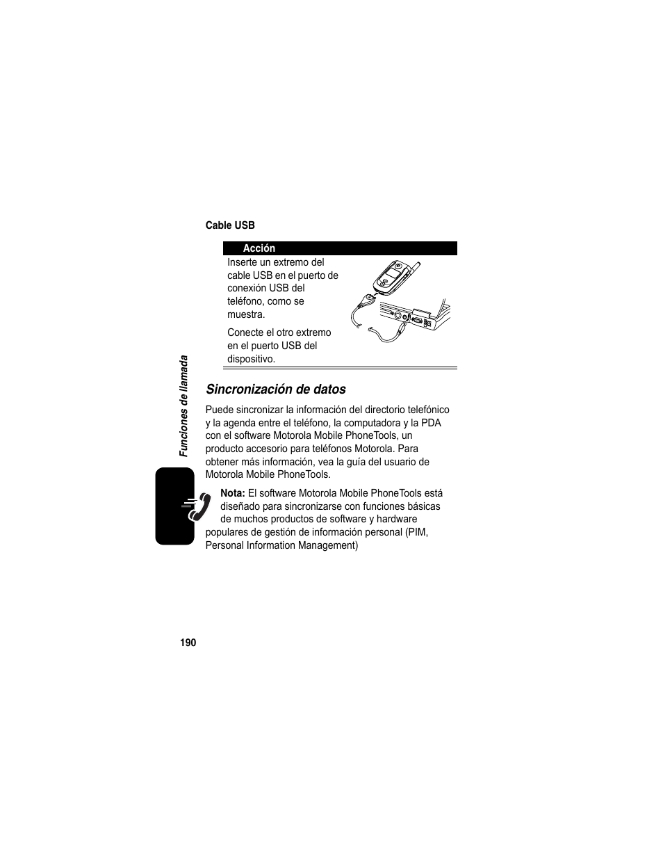 Motorola A840 User Manual | Page 192 / 284