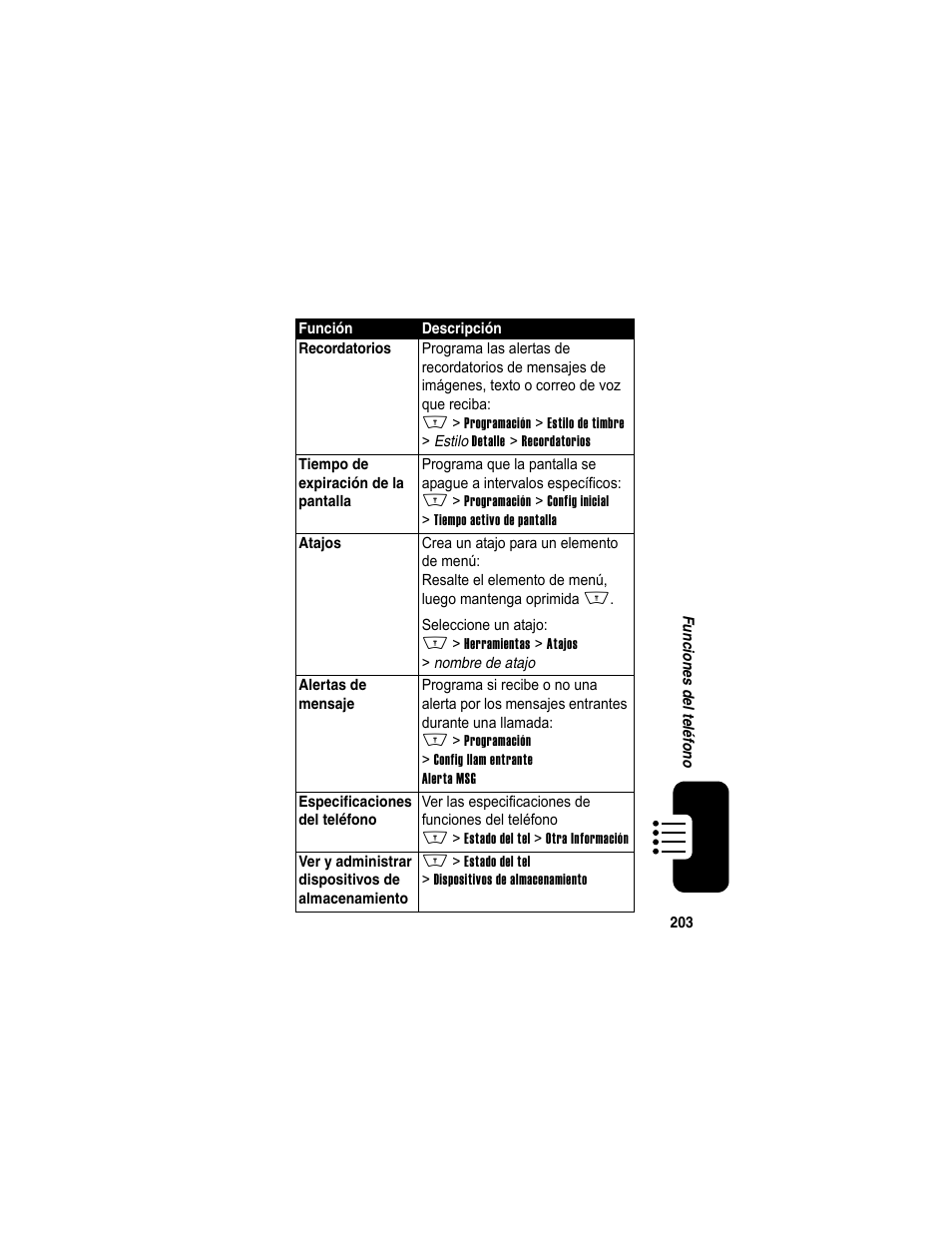 Motorola A840 User Manual | Page 205 / 284