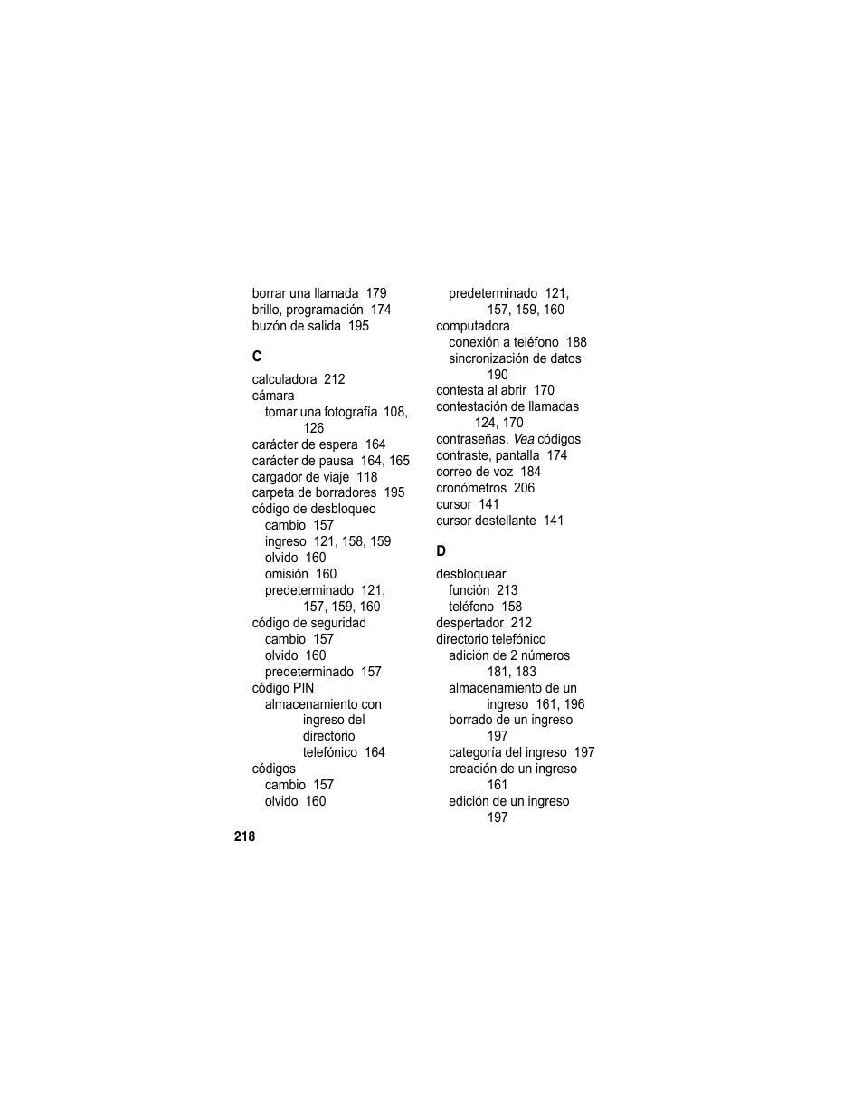 Motorola A840 User Manual | Page 220 / 284