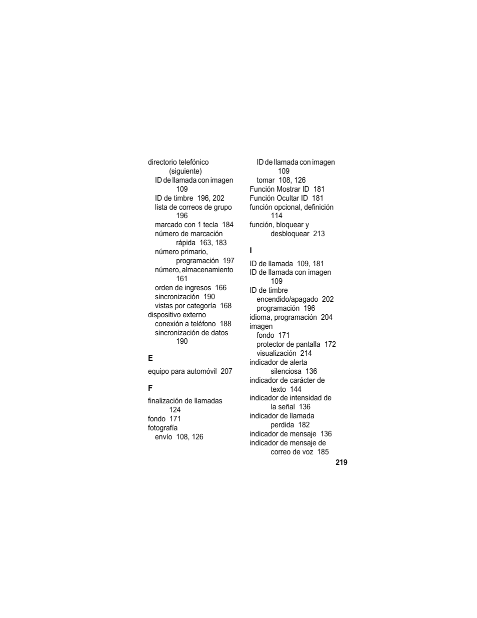 Motorola A840 User Manual | Page 221 / 284