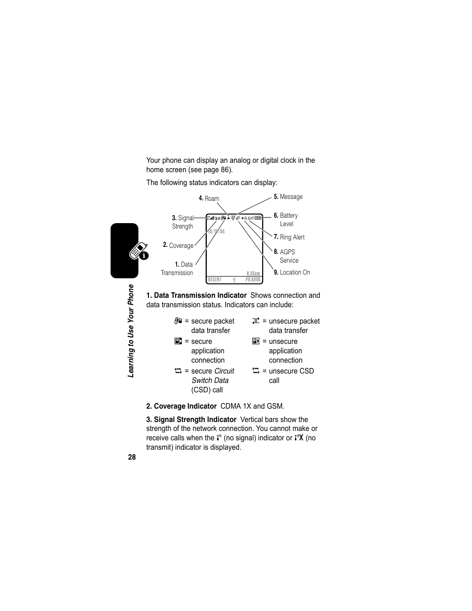 Motorola A840 User Manual | Page 30 / 284