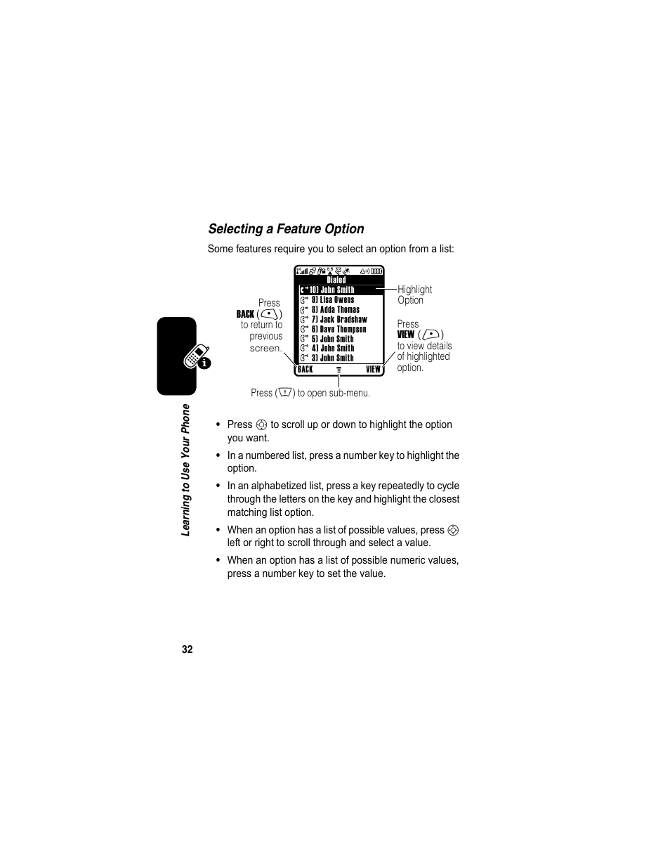 Motorola A840 User Manual | Page 34 / 284