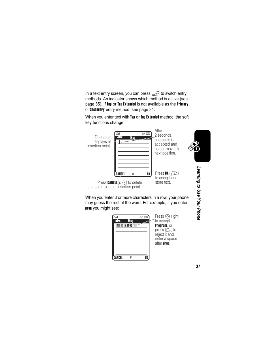 Motorola A840 User Manual | Page 39 / 284