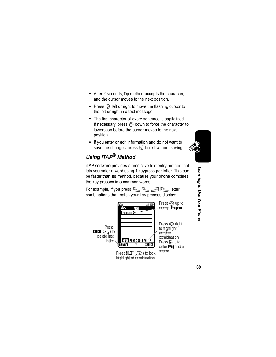 Motorola A840 User Manual | Page 41 / 284