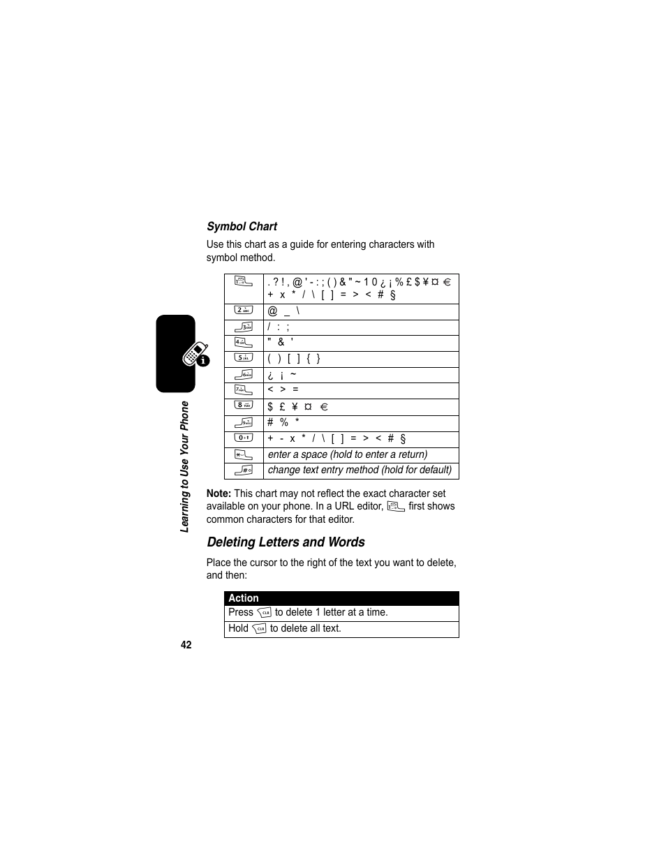 Motorola A840 User Manual | Page 44 / 284