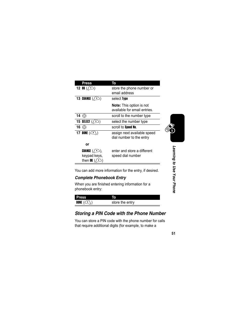 Motorola A840 User Manual | Page 53 / 284