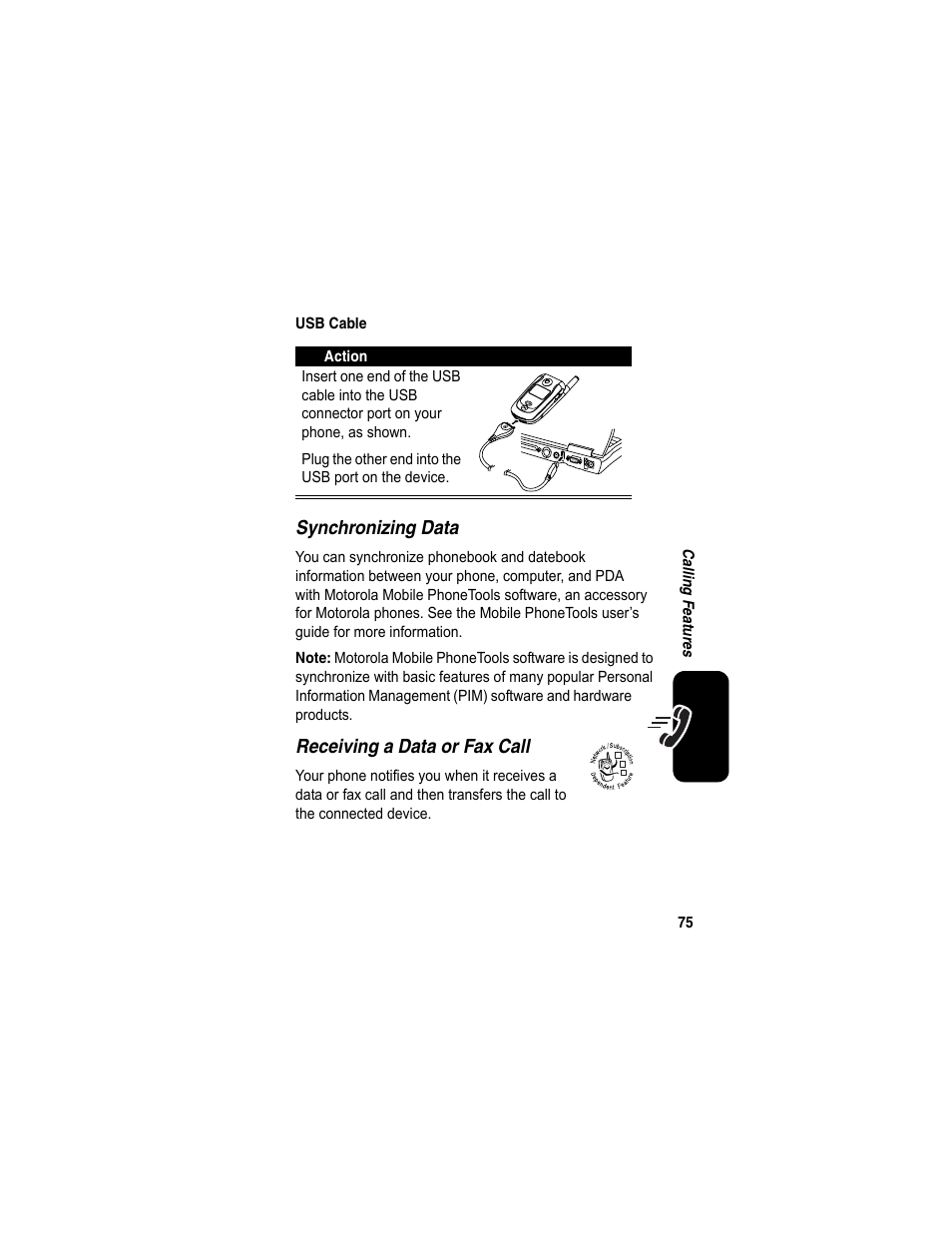 Motorola A840 User Manual | Page 77 / 284