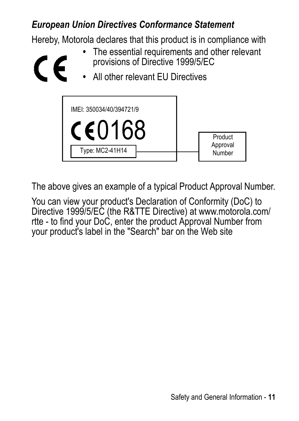 Motorola C390 User Manual | Page 11 / 86