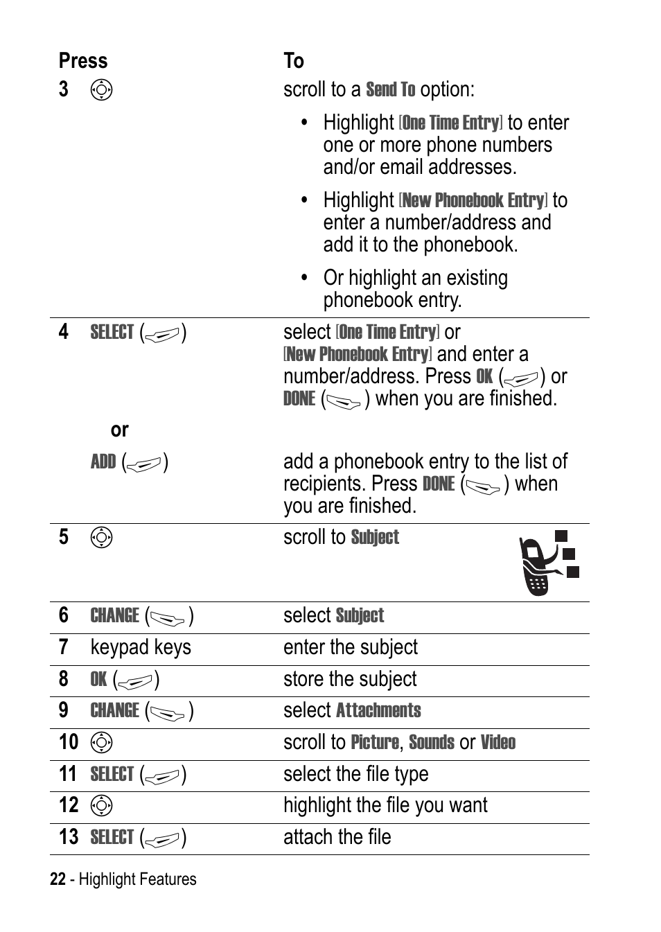 Motorola C390 User Manual | Page 22 / 86