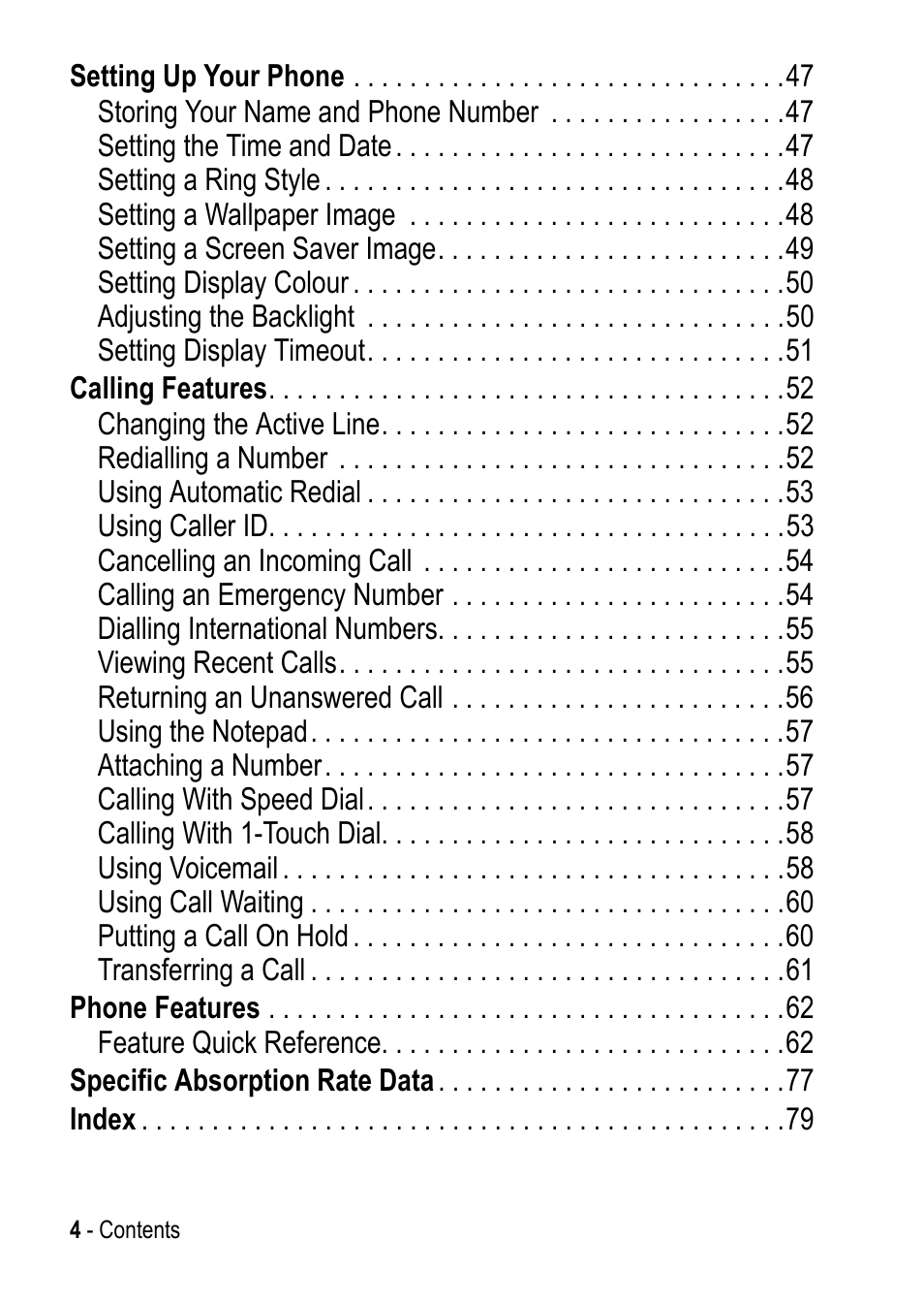 Motorola C390 User Manual | Page 4 / 86