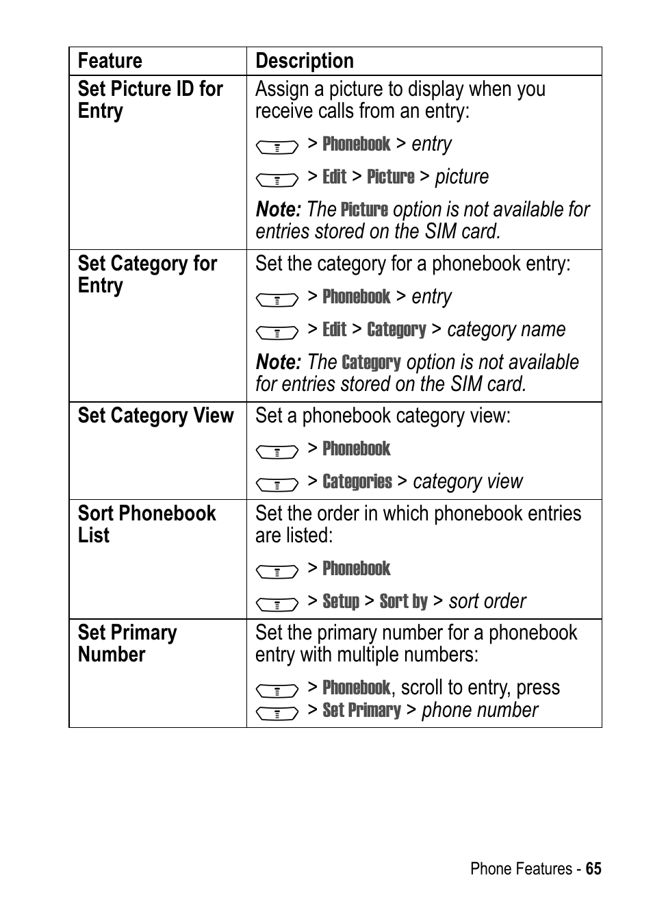 Motorola C390 User Manual | Page 65 / 86