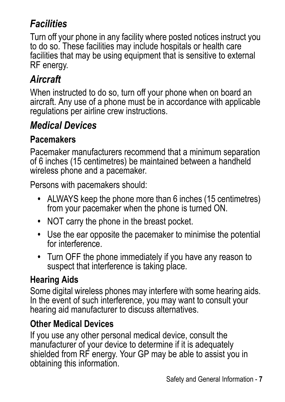 Motorola C390 User Manual | Page 7 / 86