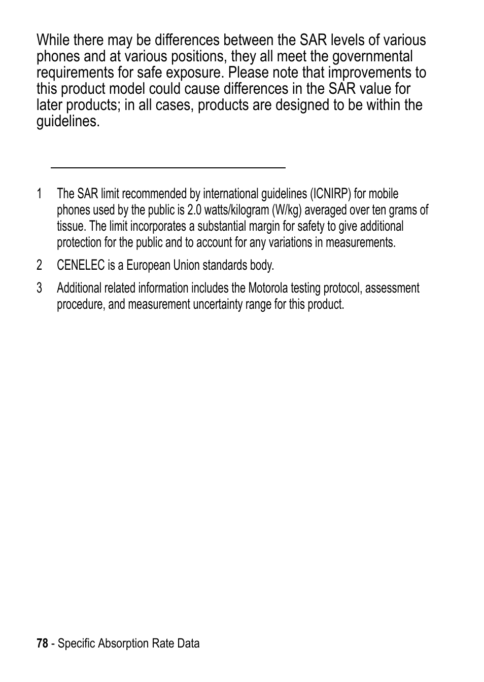 Motorola C390 User Manual | Page 78 / 86