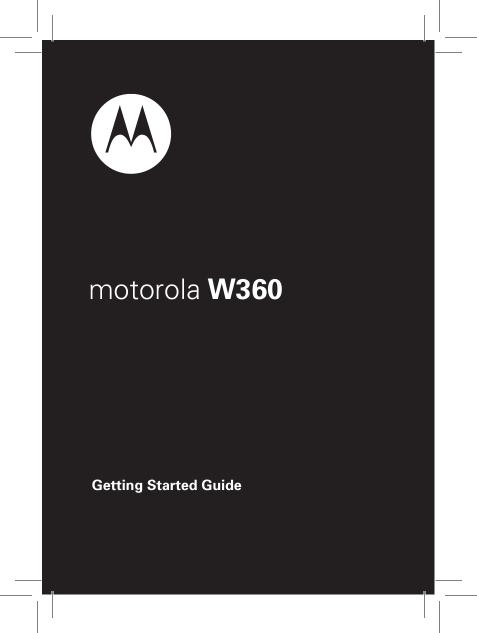 Motorola YOUR PHONE W360 User Manual | 39 pages