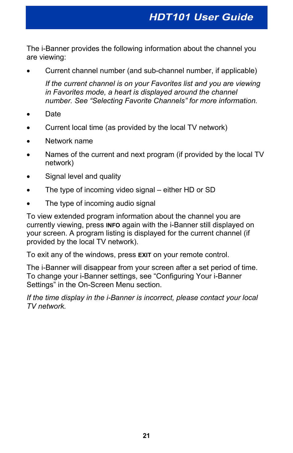 Motorola HDT101 User Manual | Page 27 / 54