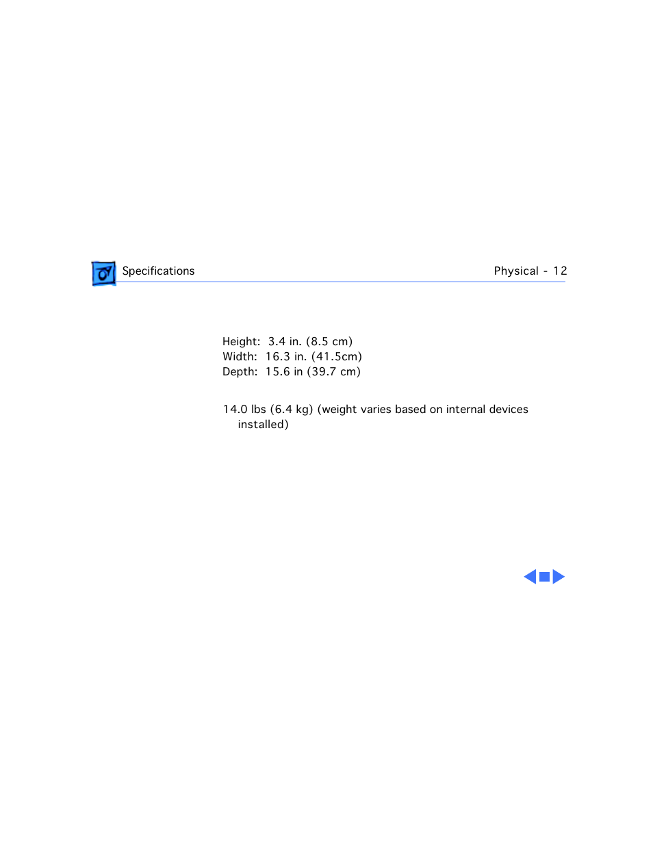 Physical, Dimensions, Weight | Motorola 660AV User Manual | Page 16 / 97