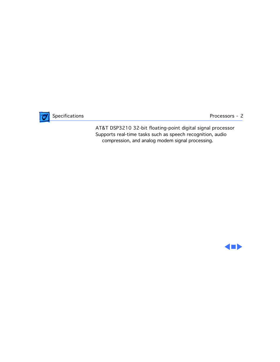 Digital signal processor (dsp) | Motorola 660AV User Manual | Page 6 / 97