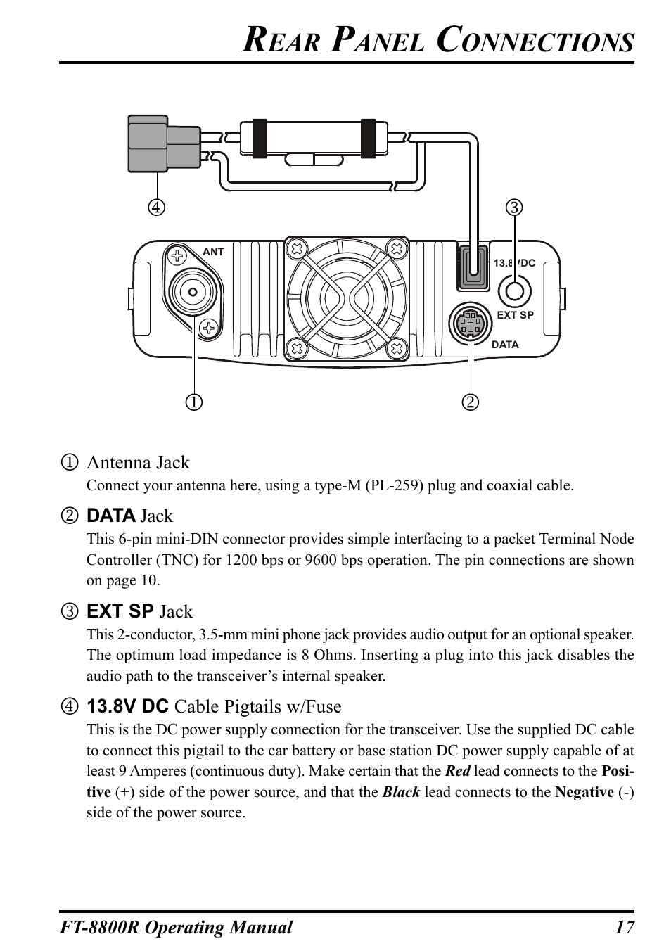 Anel, Onnections | Motorola CT-39A User Manual | Page 19 / 72