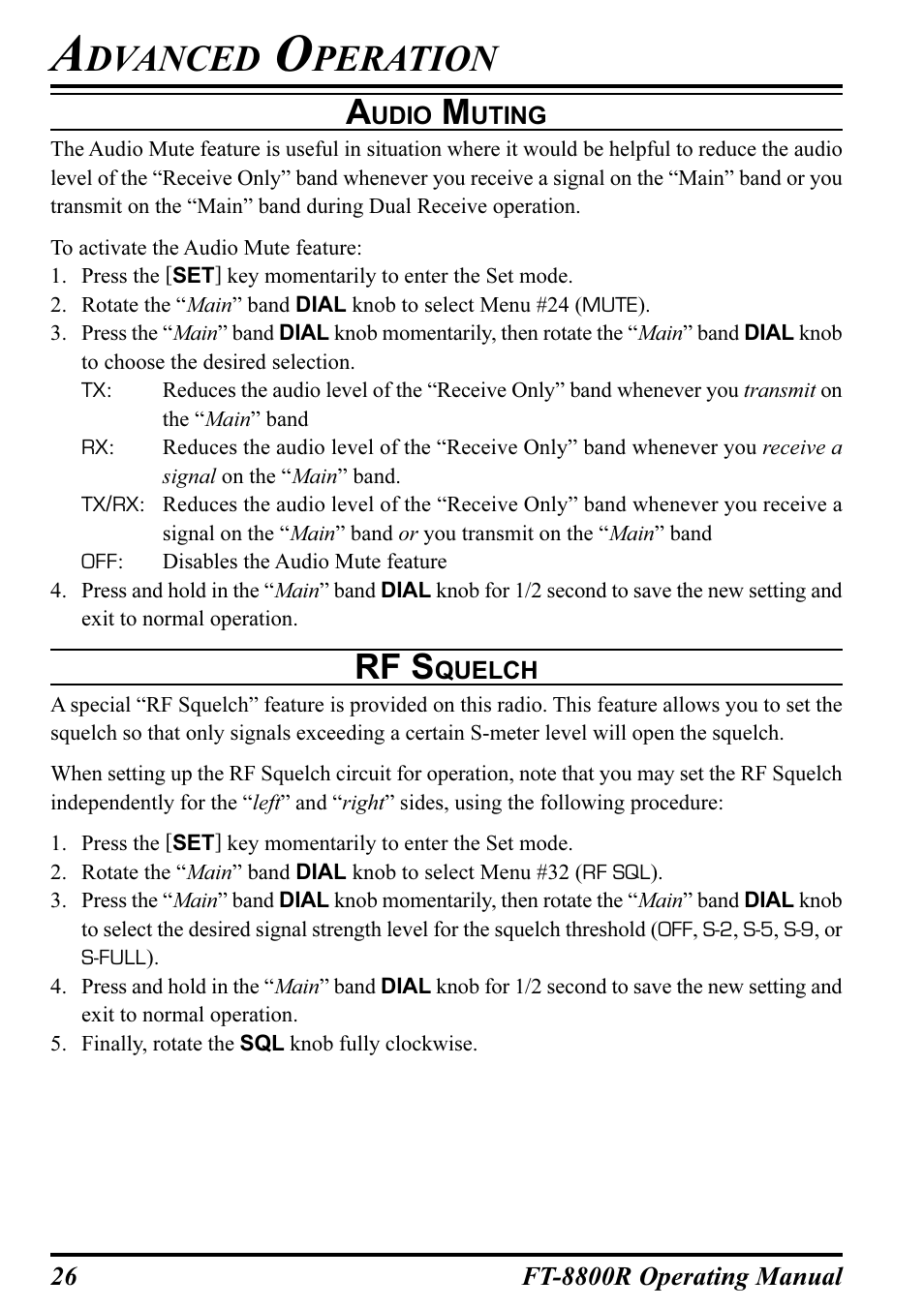 Dvanced, Peration, Rf s | Motorola CT-39A User Manual | Page 28 / 72