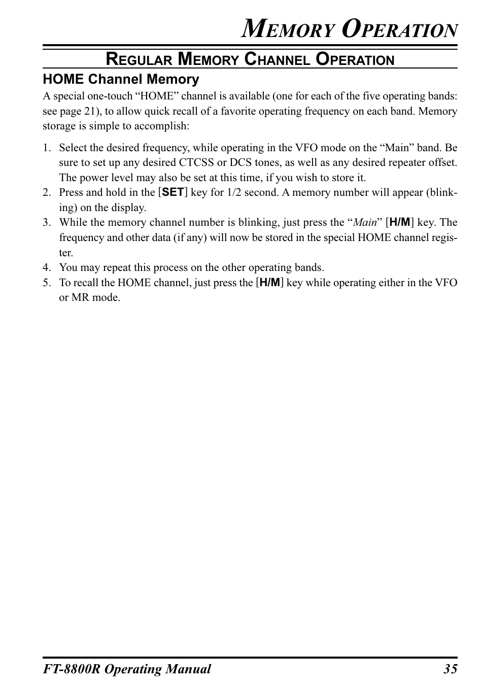 Emory, Peration | Motorola CT-39A User Manual | Page 37 / 72