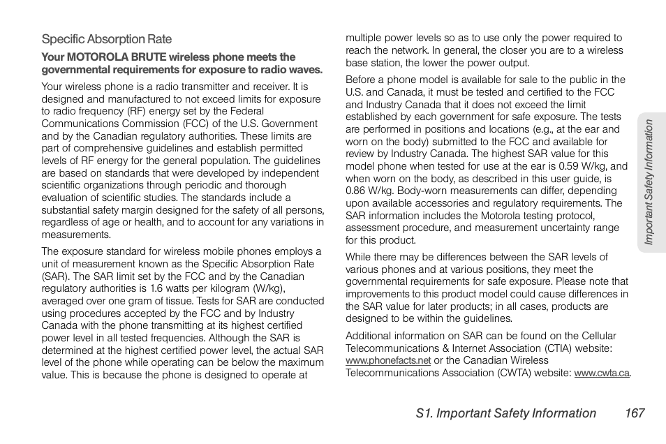 Motorola BRUTE NNTN7794B User Manual | Page 177 / 193