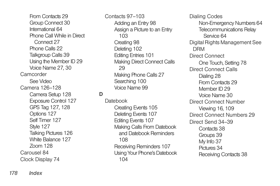 Motorola BRUTE NNTN7794B User Manual | Page 188 / 193