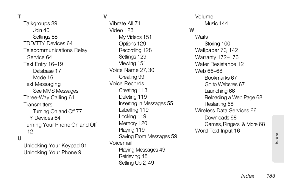 Motorola BRUTE NNTN7794B User Manual | Page 193 / 193