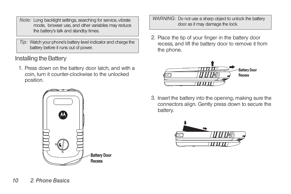 Motorola BRUTE NNTN7794B User Manual | Page 20 / 193