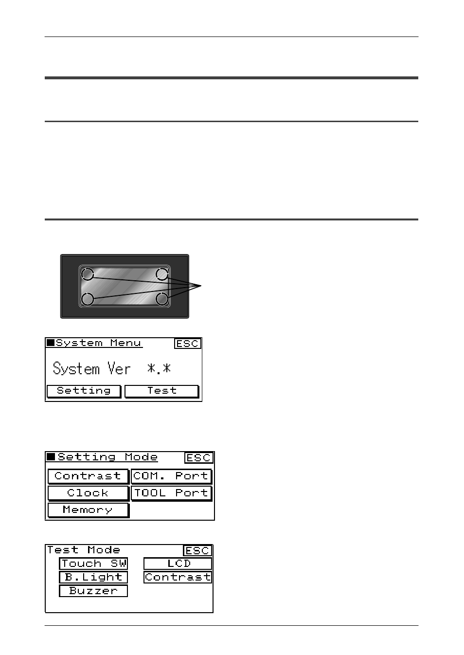 3 entering configuration settings from the gt10, 1 what is the system menu, 2 bringing up the system menu | What is the system menu, Bringing up the system menu | Motorola GT10 User Manual | Page 108 / 195