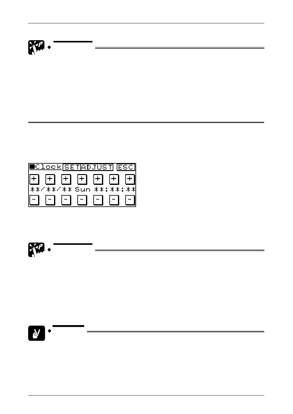 5 setting mode:ﬁclock settingsﬂ (clock), Setting mode: “clock settings” (clock) | Motorola GT10 User Manual | Page 111 / 195