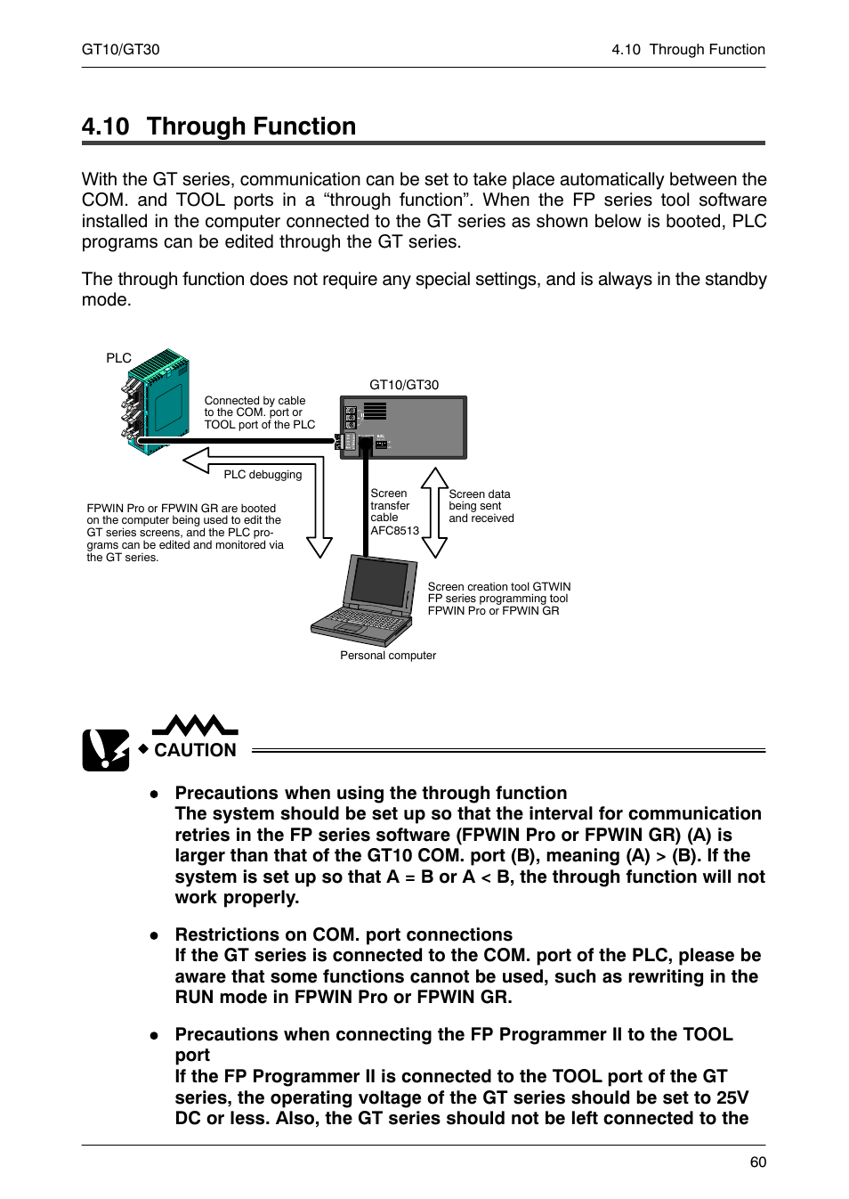 10 through function | Motorola GT10 User Manual | Page 83 / 195