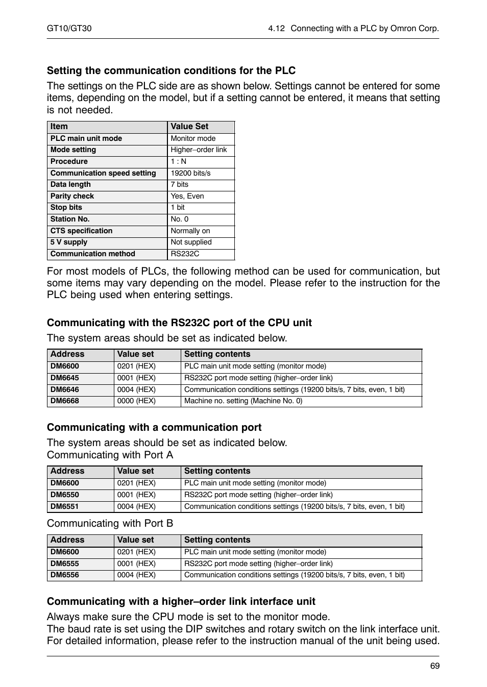 Communicating with port b | Motorola GT10 User Manual | Page 92 / 195