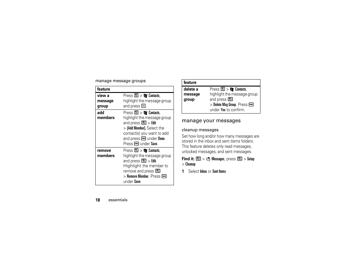 Motorola I296 H88XAH6JR2AN User Manual | Page 22 / 90