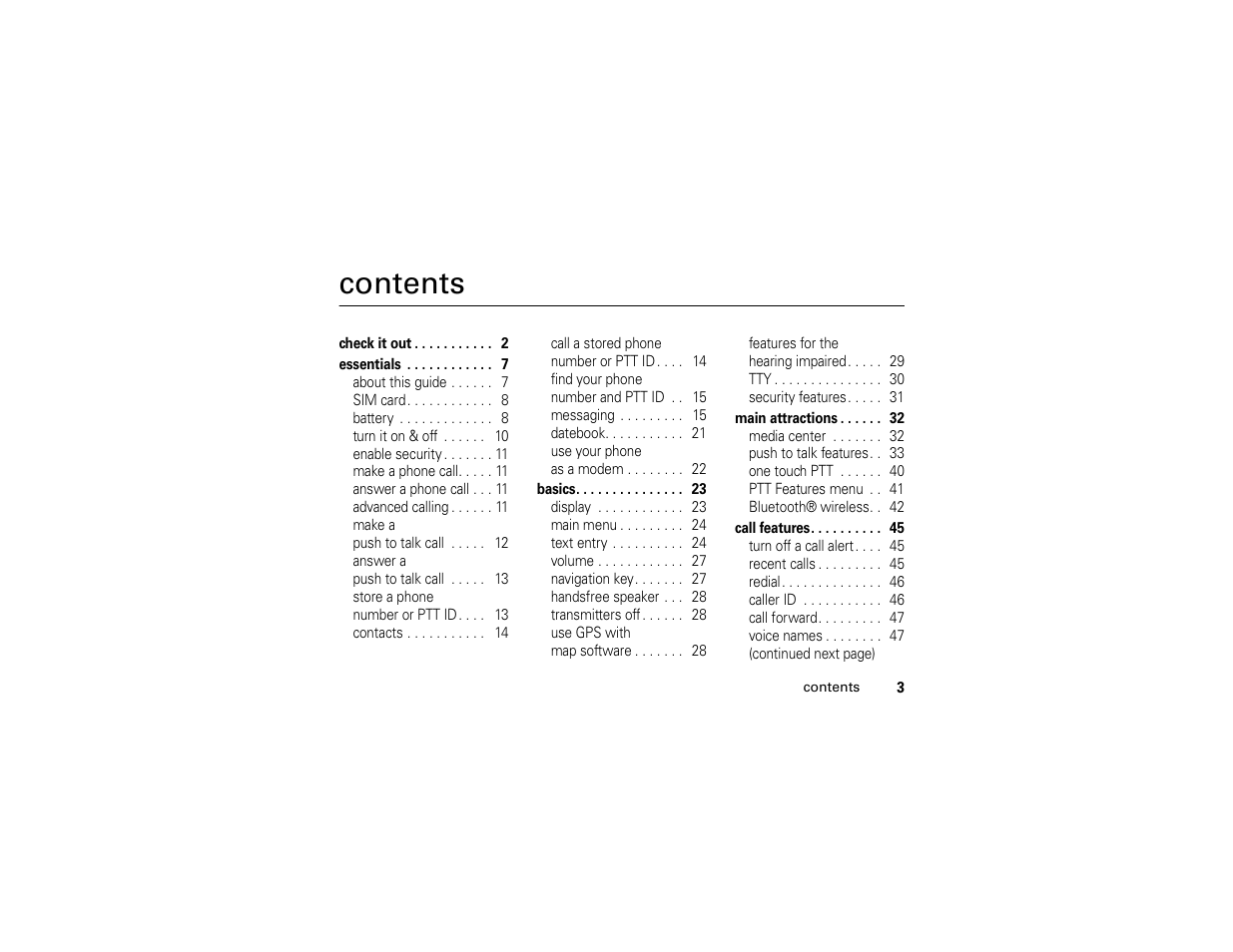 Motorola I296 H88XAH6JR2AN User Manual | Page 7 / 90