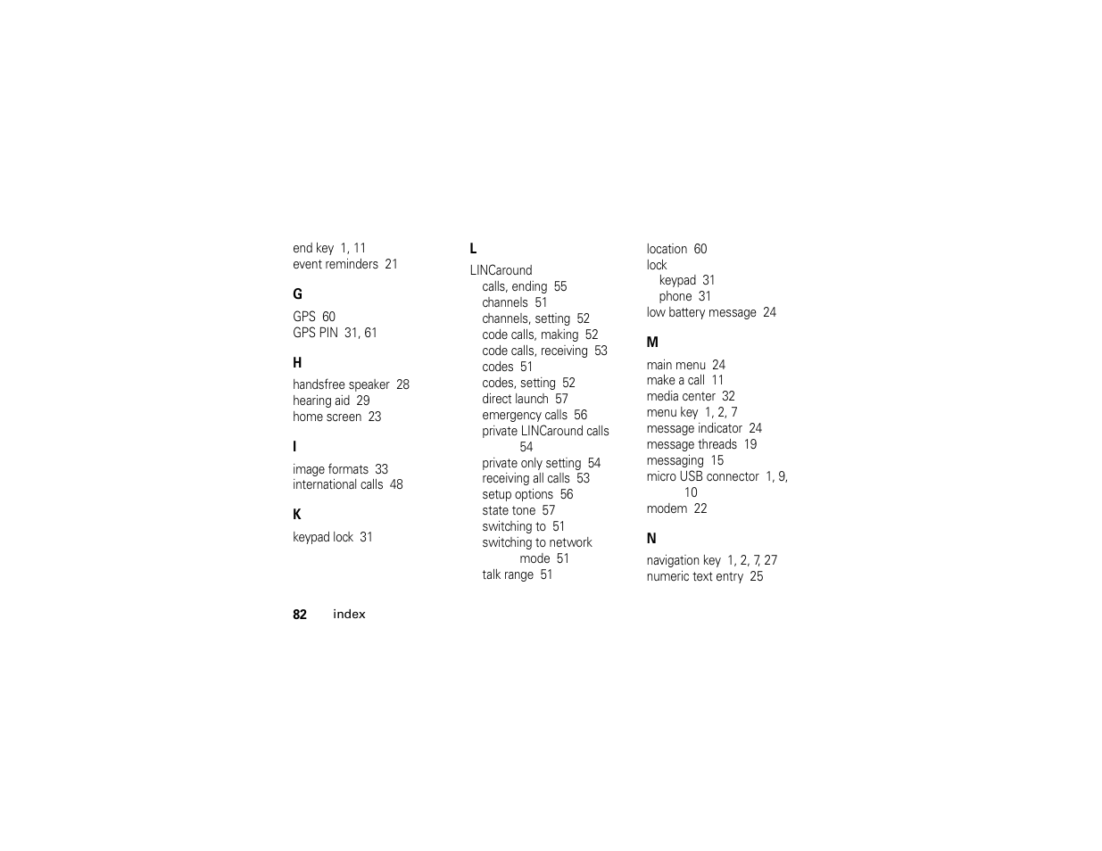 Motorola I296 H88XAH6JR2AN User Manual | Page 86 / 90