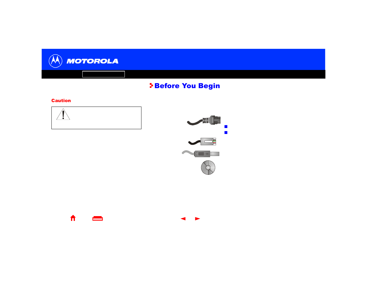 Before you begin | Motorola SURFBOARD SBV4200 User Manual | Page 9 / 73