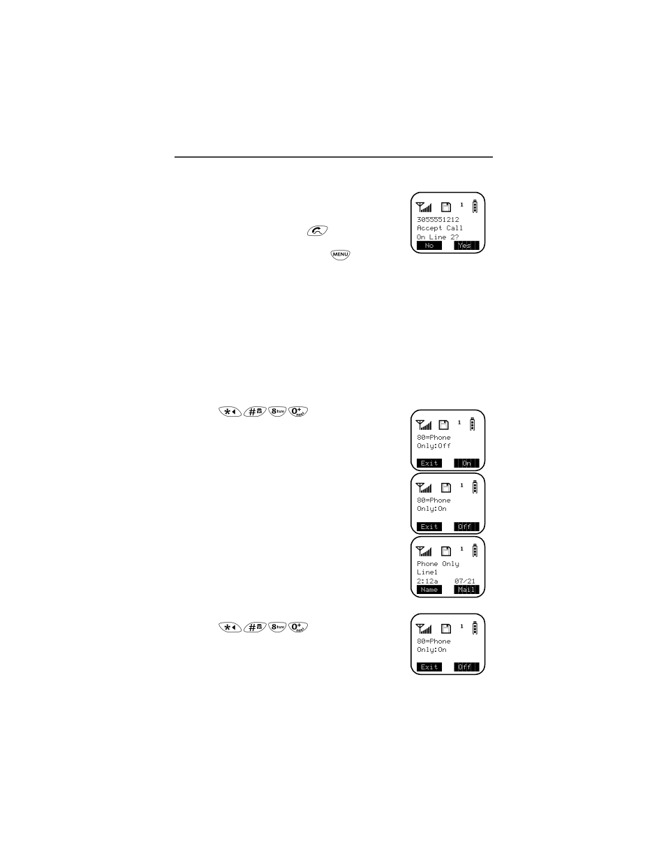 Phone only mode | Motorola i700plus User Manual | Page 27 / 84