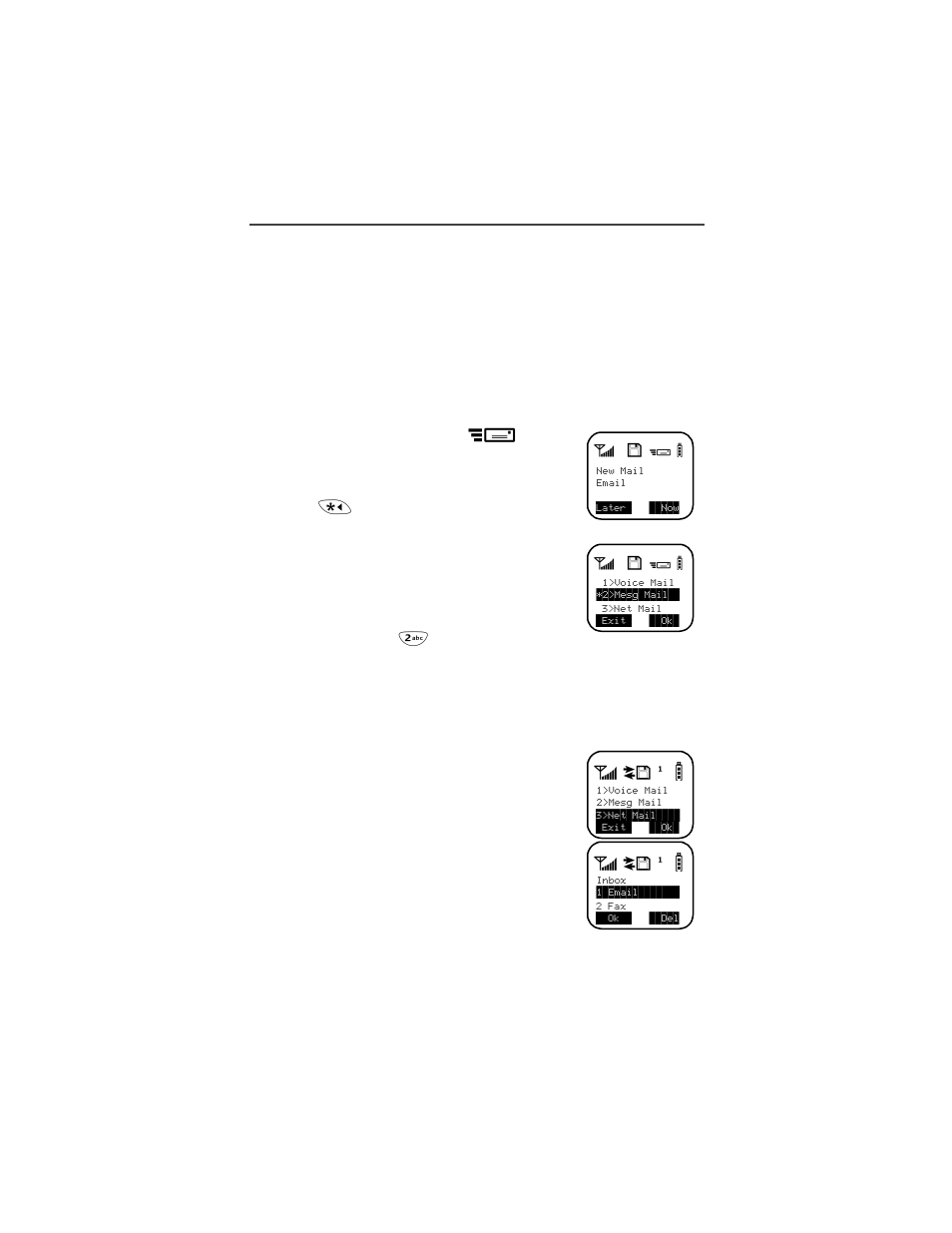 Using mail services, Net mail | Motorola i700plus User Manual | Page 43 / 84