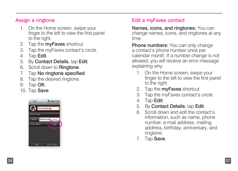 Motorola CLIQ TM1668 User Manual | Page 20 / 41