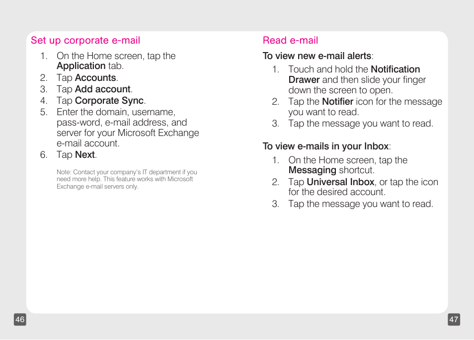 Motorola CLIQ TM1668 User Manual | Page 25 / 41