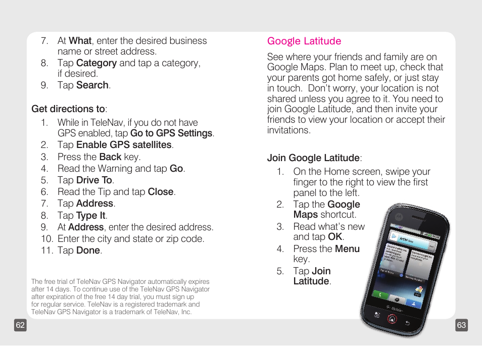 Motorola CLIQ TM1668 User Manual | Page 33 / 41
