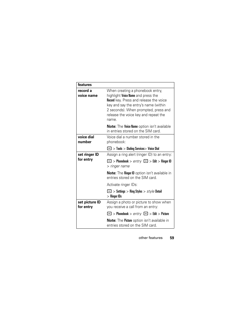Motorola GSM L2 User Manual | Page 61 / 83