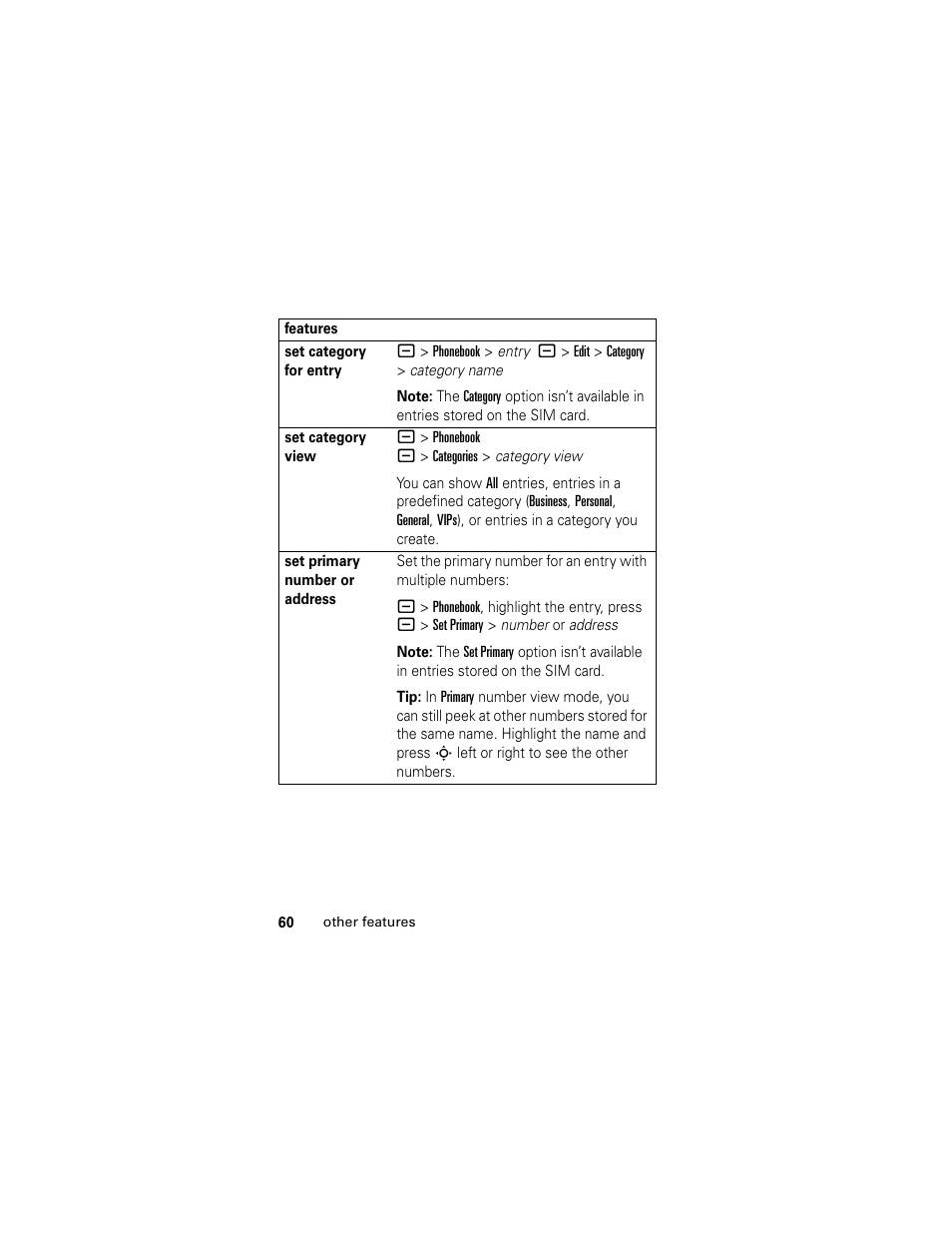 Motorola GSM L2 User Manual | Page 62 / 83