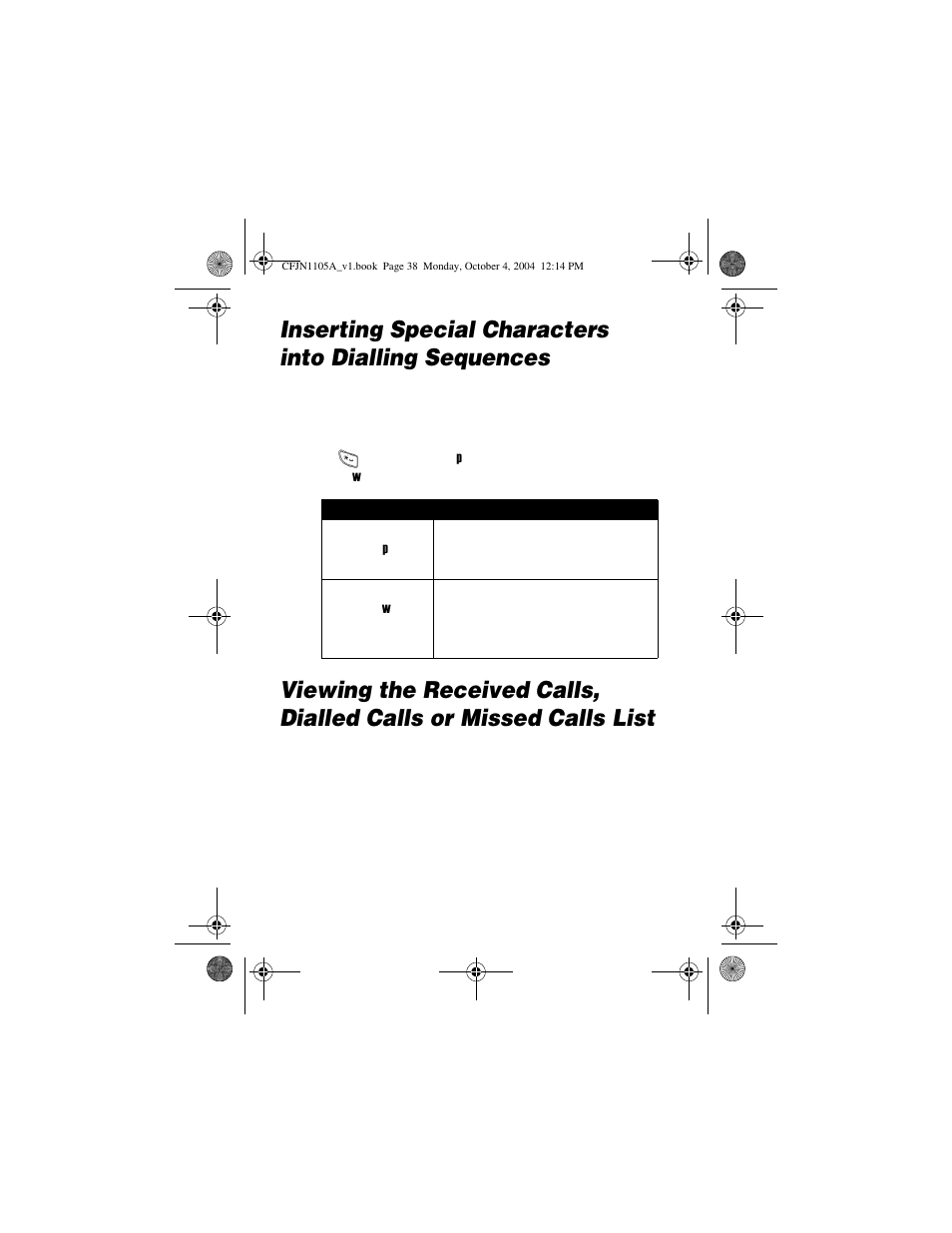 Motorola C156 User Manual | Page 38 / 106