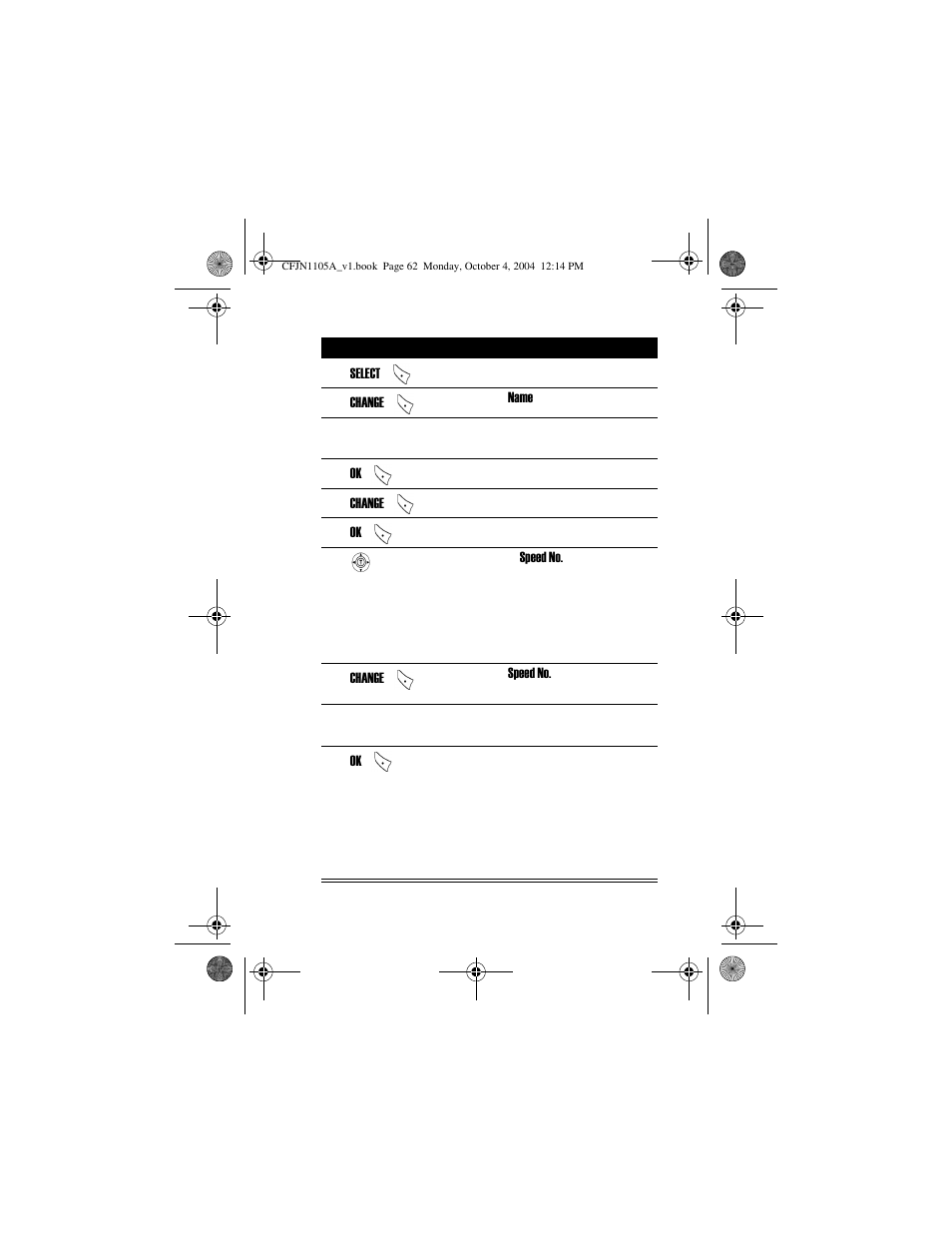 Motorola C156 User Manual | Page 62 / 106