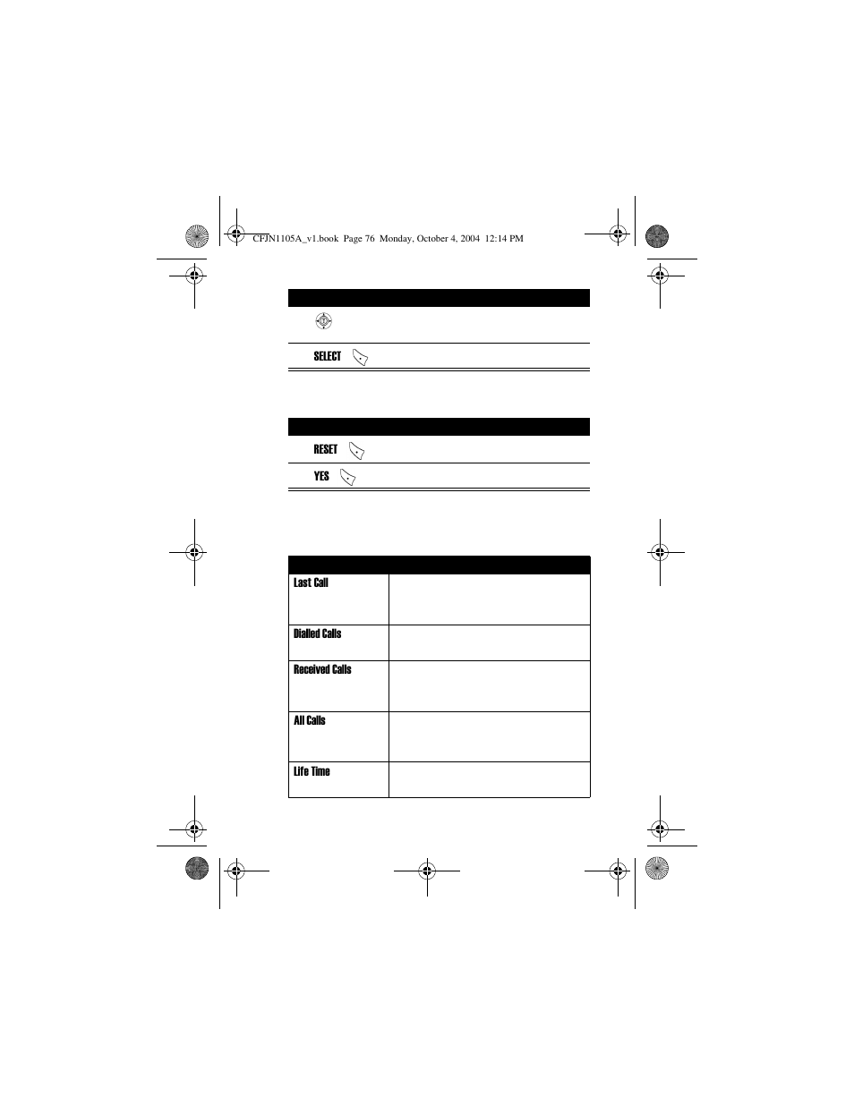 Motorola C156 User Manual | Page 76 / 106